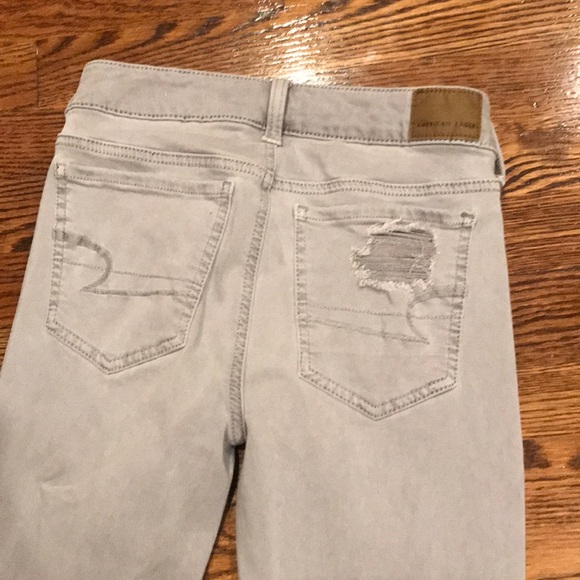 American Eagle grey next level stretch jeans 02 - Picture 6 of 7